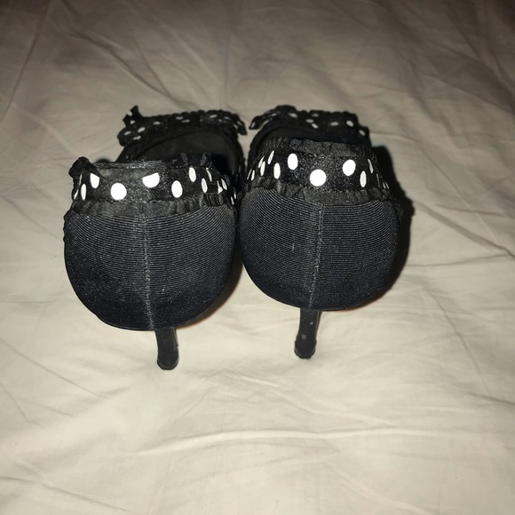 Jennifer Lopez // Poka Dot Peep Toe Pumps - Picture 3 of 5